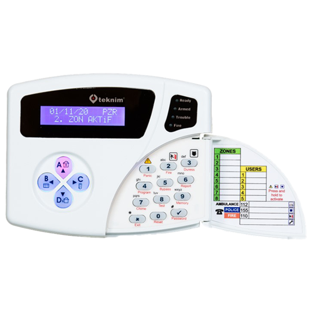Teknim VAP Serisi LCD Keypad VPC-301B